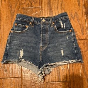 Original Levi’s Rib Cage High Rise Jean Shorts
